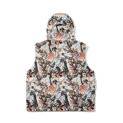Big Pocket Hooded Vest Realtree White