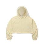 Daily Hooded Crop Jacket Cream (For Women)