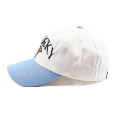 Lucky Character Cap Denim / Cream