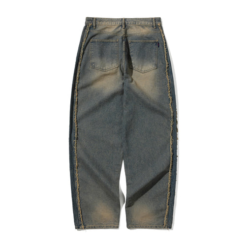 Mid90 Side Line Loosefit Denim Pants Vintage Blue