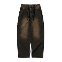 Mid90 Side Line Loosefit Denim Pants Vintage Brown