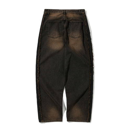 Mid90 Side Line Loosefit Denim Pants Vintage Brown