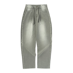 Mid90 Side Line Loosefit Denim Pants Vintage Gray