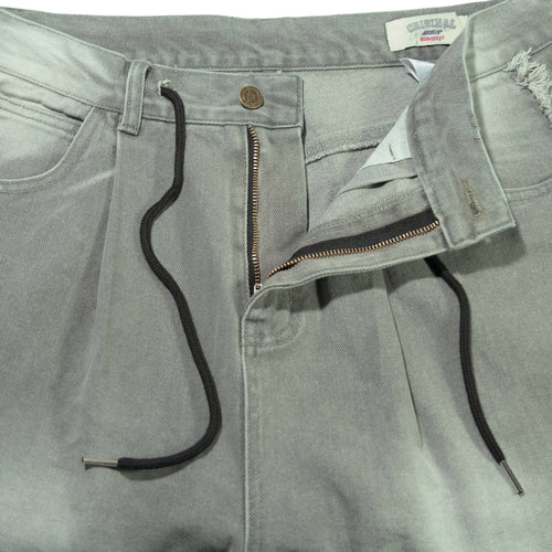 Mid90 Side Line Loosefit Denim Pants Vintage Gray
