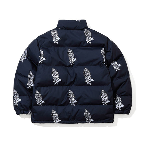 Bsrxgoongear Prayer Puff Jacket Charcoal