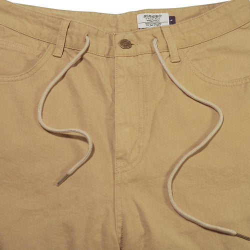 Carpenter Loosefit Cotton Short Pants Beige