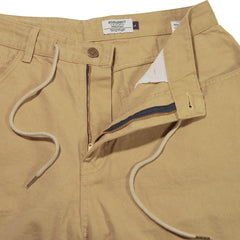 Carpenter Loosefit Cotton Short Pants Beige