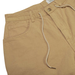 Carpenter Loosefit Cotton Short Pants Beige