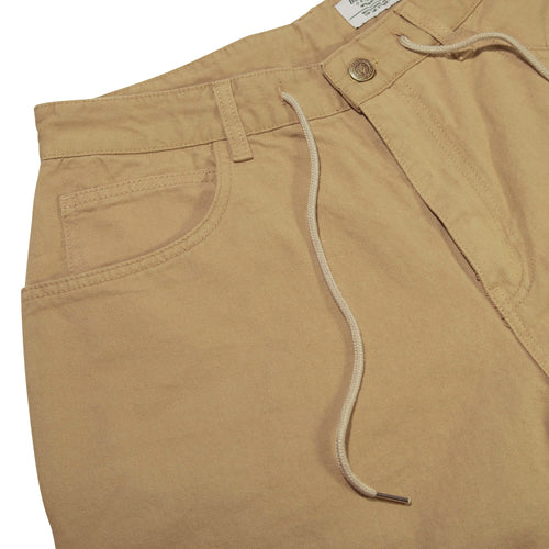 Carpenter Loosefit Cotton Short Pants Beige