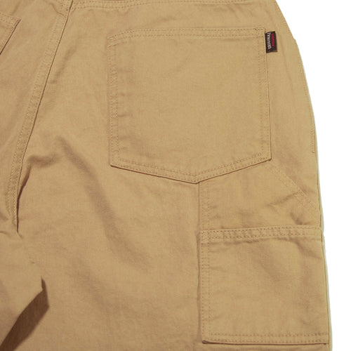 Carpenter Loosefit Cotton Short Pants Beige