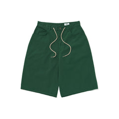 Carpenter Loosefit Cotton Short Pants Deep Green