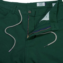 Carpenter Loosefit Cotton Short Pants Deep Green