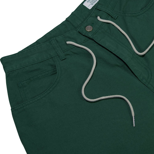 Carpenter Loosefit Cotton Short Pants Deep Green