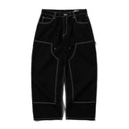 Work Widefit Oxford Pants Black