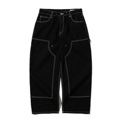 Work Widefit Oxford Pants Black