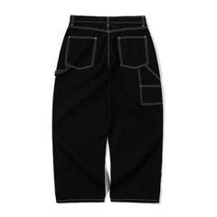 Work Widefit Oxford Pants Black