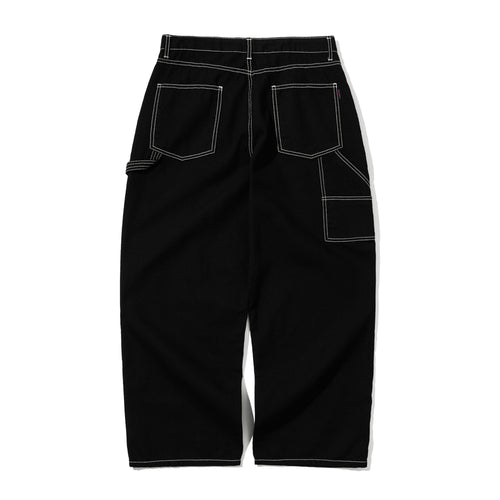 Work Widefit Oxford Pants Black