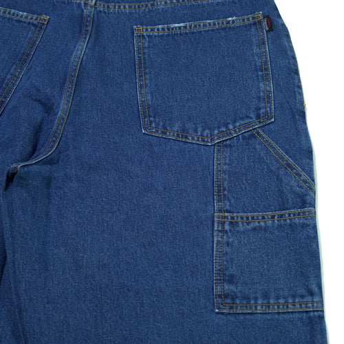 Work Widefit Denim Pants Deep Blue
