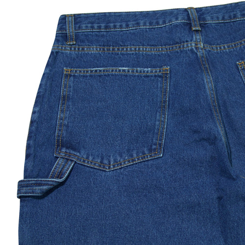 Work Widefit Denim Pants Deep Blue