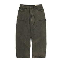 Work Widefit Denim Pants Black