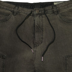 Work Widefit Denim Pants Black