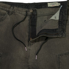 Work Widefit Denim Pants Black