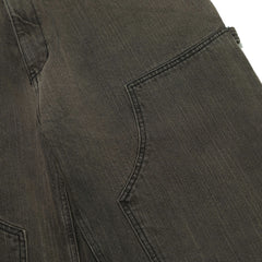 Work Widefit Denim Pants Black