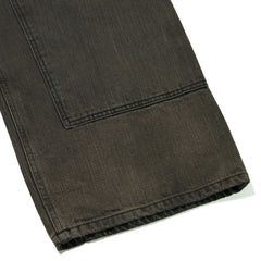Work Widefit Denim Pants Black