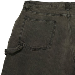 Work Widefit Denim Pants Black