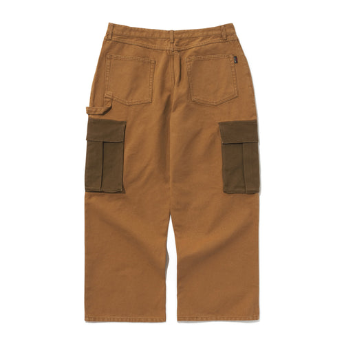 Work Widefit Heavy Cargo Pants Brown