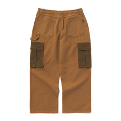 Work Widefit Heavy Cargo Pants Brown