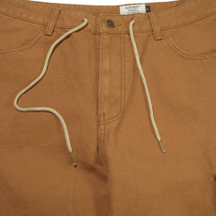 Work Widefit Heavy Cargo Pants Brown