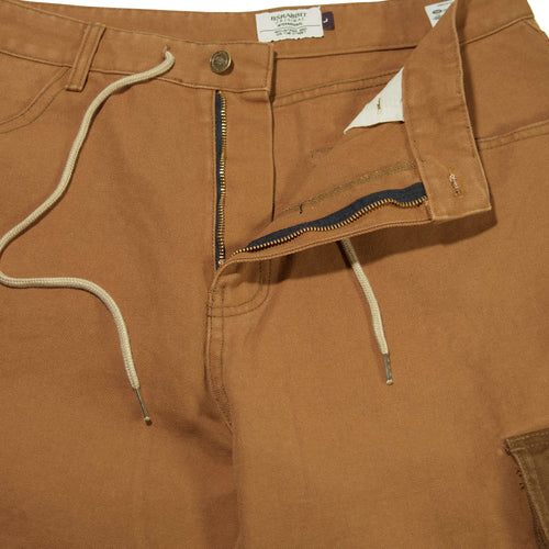 Work Widefit Heavy Cargo Pants Brown