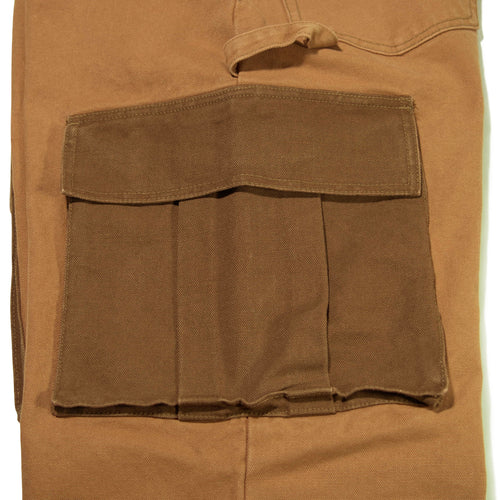 Work Widefit Heavy Cargo Pants Brown