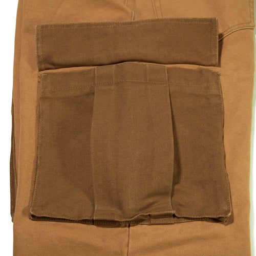 Work Widefit Heavy Cargo Pants Brown