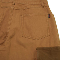 Work Widefit Heavy Cargo Pants Brown