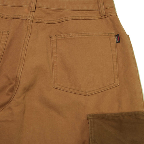Work Widefit Heavy Cargo Pants Brown
