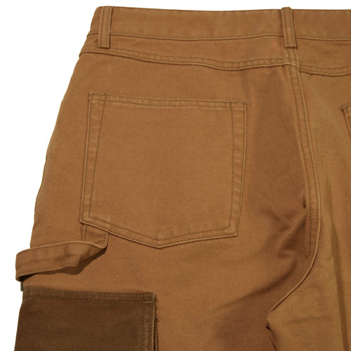 Work Widefit Heavy Cargo Pants Brown
