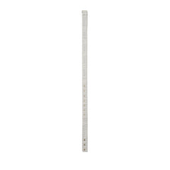 Raw Edge Snap Belt White