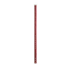 Raw Edge Snap Belt Plum