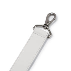 Signature Rivet Vegan Leather Dog Leash White