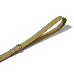 Signature Rivet Vegan Leather Dog Leash Olive