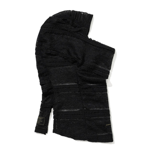 Lace Balaclava Black