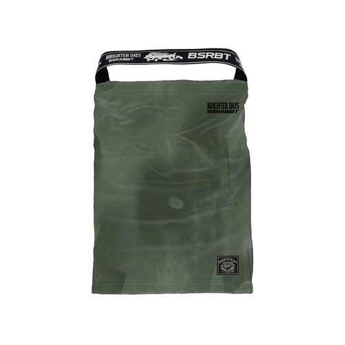 Wb V-Line Logo Black Band Balaclava Khaki