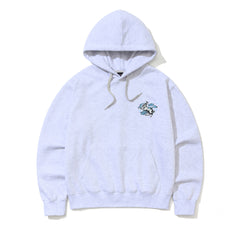 Smoking Rabbit Hoodie Heather Gray