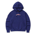 Symbol Printed Sleeve Hoodie Ash Purple