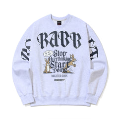 Stop Overthinking Crewneck Heather Gray