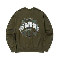 Bsr Peace Logo Crewneck Khaki