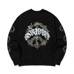 Bsr Peace Logo Crewneck Black