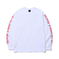 Awhf Back Print Long Sleeve White